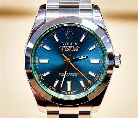 milgauss rolex z blue|rolex milgauss z blue review.